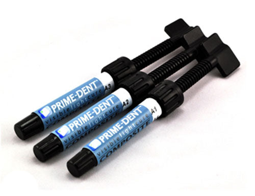 thumbnail image 2 of Prime Dent Light Cure Hybrid Composite Dental Resin – Incisal Shade, 4.5g Syringe 2 of 6