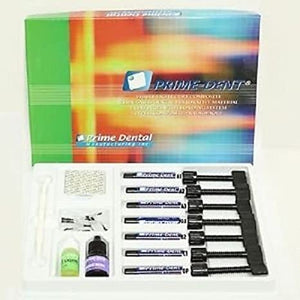 Prime-Dent Light Cure Micro Hybrid Composite 7 Syringe Kit Prime-Dent Light Cure Micro Hybrid Composite 7 Syringe Kit