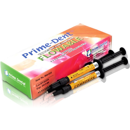 Vericom DenFil Flow Flowable Composite Kit A2 – 4 X 2g Syringes, 20 Tips (Exp 2026-11)