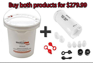 The Simple One Amalgam Separator Chair Side & Amalgam Separator 5 Gallon Container Recycling Kit