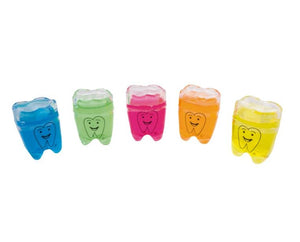 Slime with Smiling Molar Shaped Container, Assorted Colors, 20/Pk