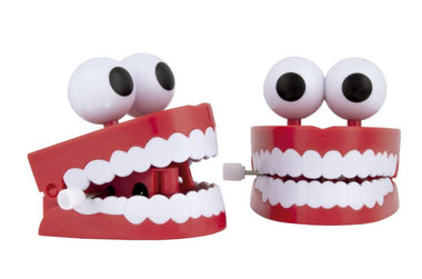 Wind-Up Teeth With Glowing and Flashing Eyes, 20 Per Pack