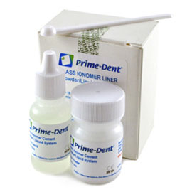 Glass Ionomer Cement powder/liquid system small and large kits.