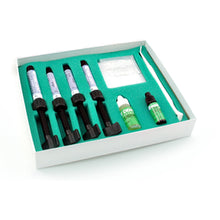 Load image into Gallery viewer, 4 Syringe VLC Hybrid Composite Kit 4 Shades in syringes