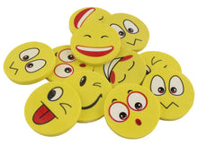 Load image into Gallery viewer, Yellow Smiley Face Fun Eraser, Assorted, 20 Per Pack