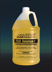 T.E.C. Solution 1(Concentrated “Daily” Evacuation System Cleaning Solution to be used with the TEC System Device)