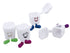 BADER Kids First Tooth Holder with Legs, Assorted, 20 per pack
