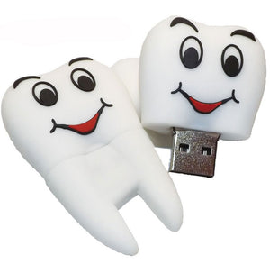 Smiley Face Molar 32GB USB Memory Stick, 1/Pk